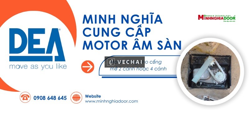 Motor cổng âm sàn là gì? Hướng dẫn lắp đặt từ A-Z mới 2025