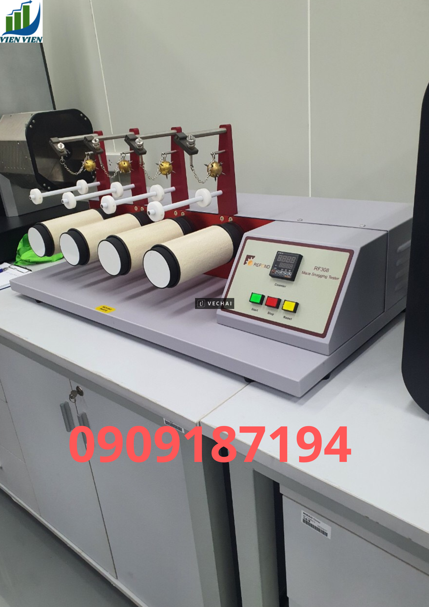 MÁY KIỂM TRA ĐỘ SỜN SNAGGING BẰNG CHÙY ICI RF308 – TEST VẢI CHUẨN QUỐC TẾ