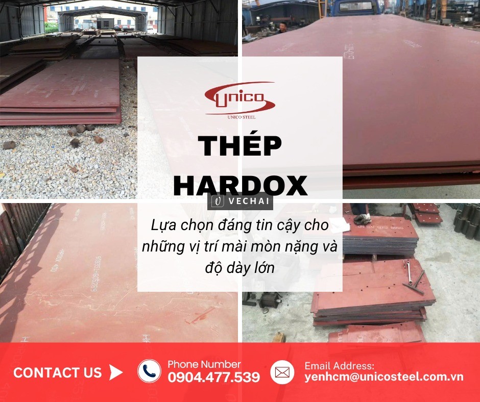 THÉP HARDOX: GIẢI PHÁP CHỊU MÀI MÒN CỰC HẠN – TỐI ƯU TUỔI THỌ CÔNG TRÌNH
