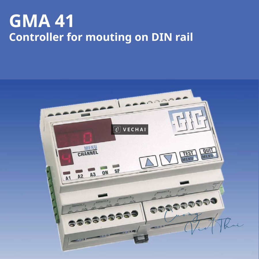 Bộ điều khiển GMA41 để gắn trên thanh ray DIN