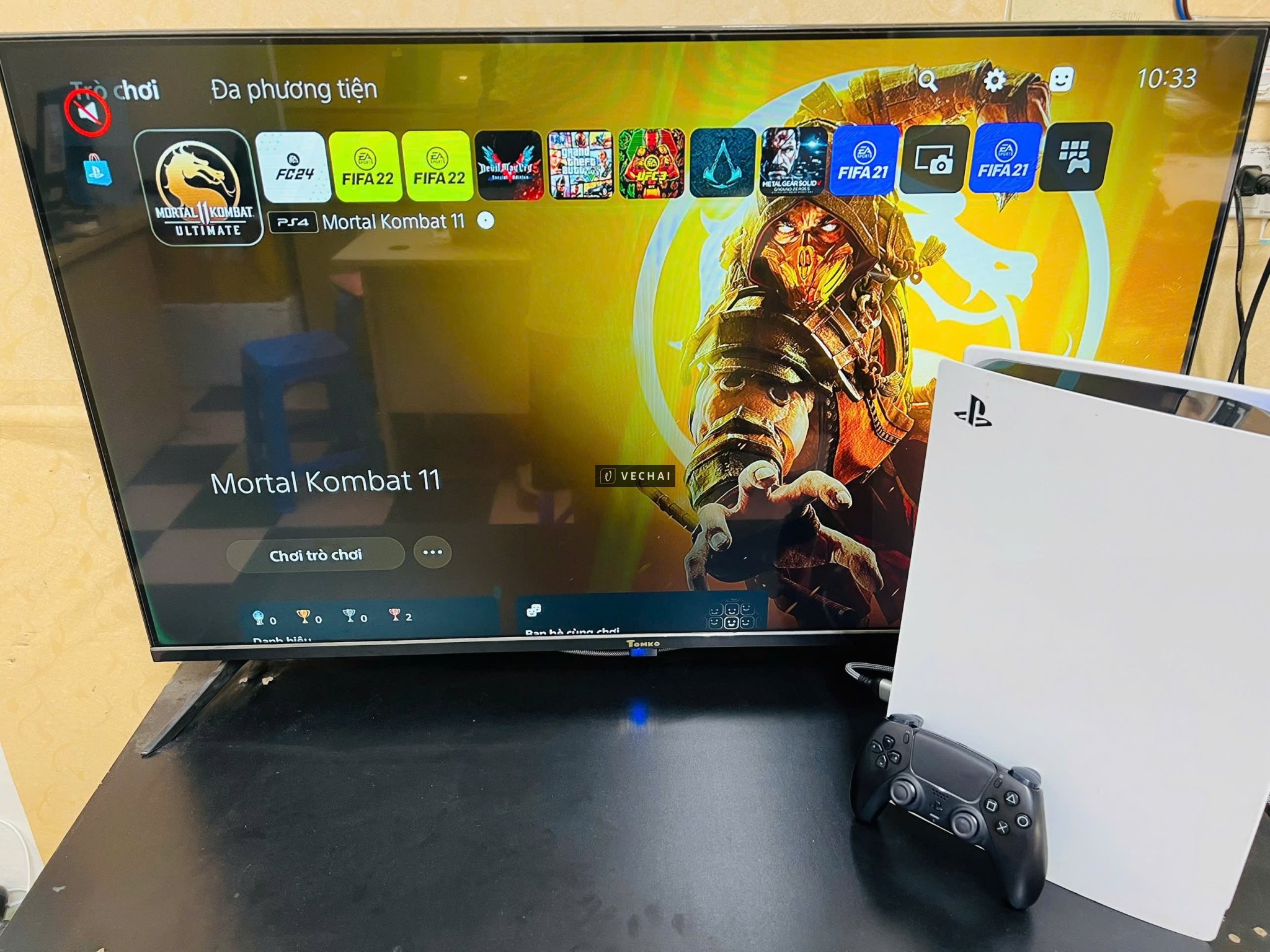 MÁY CHƠI GAME PS5 CHẠY FW 9.4 HẮC ÁM NGON CÀI SẴN GAME CHO AE VỀ CHƠI  – Máy tay cầm zin chính hãng