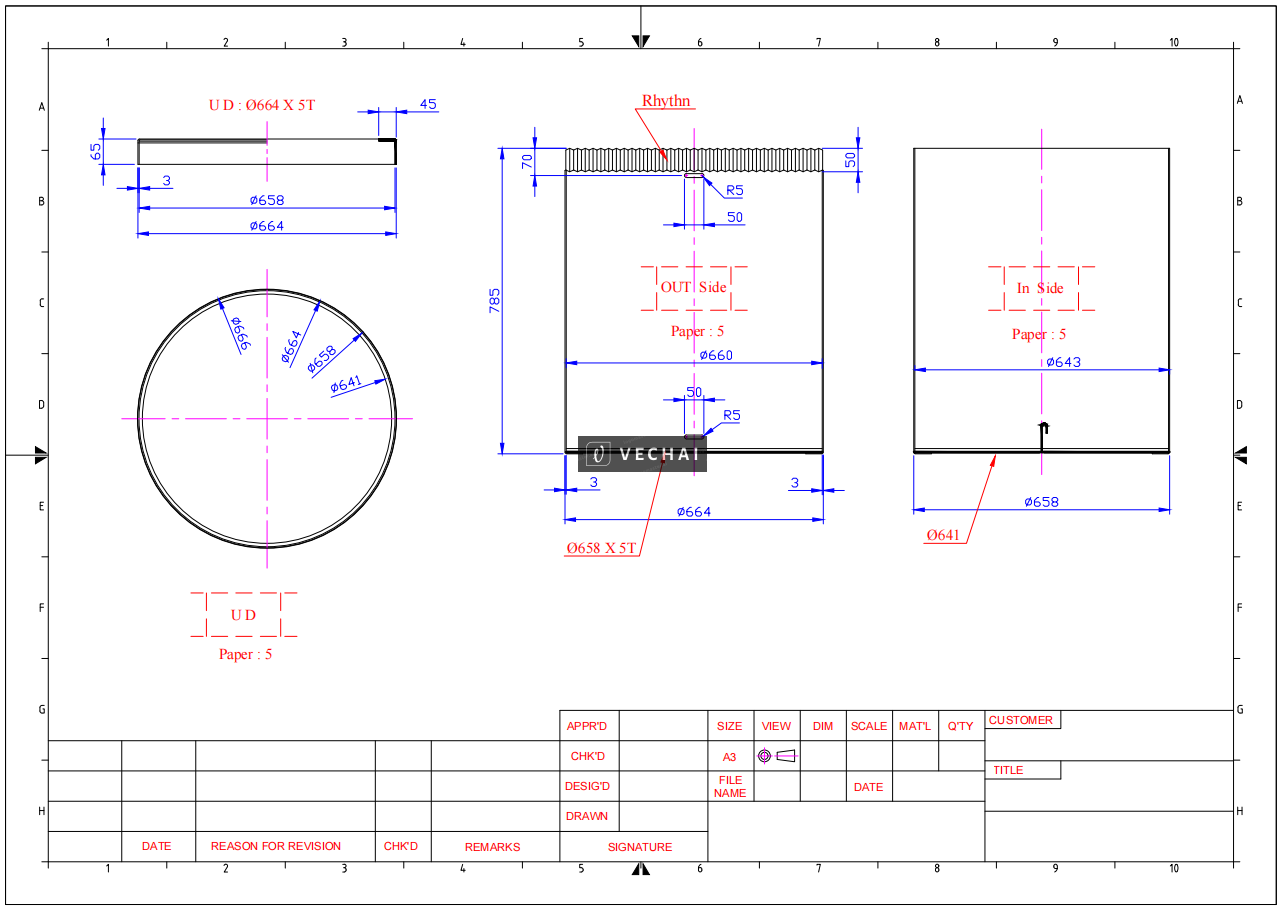 Vẽ autocad, solidwork tại bà rịa vũng tàu