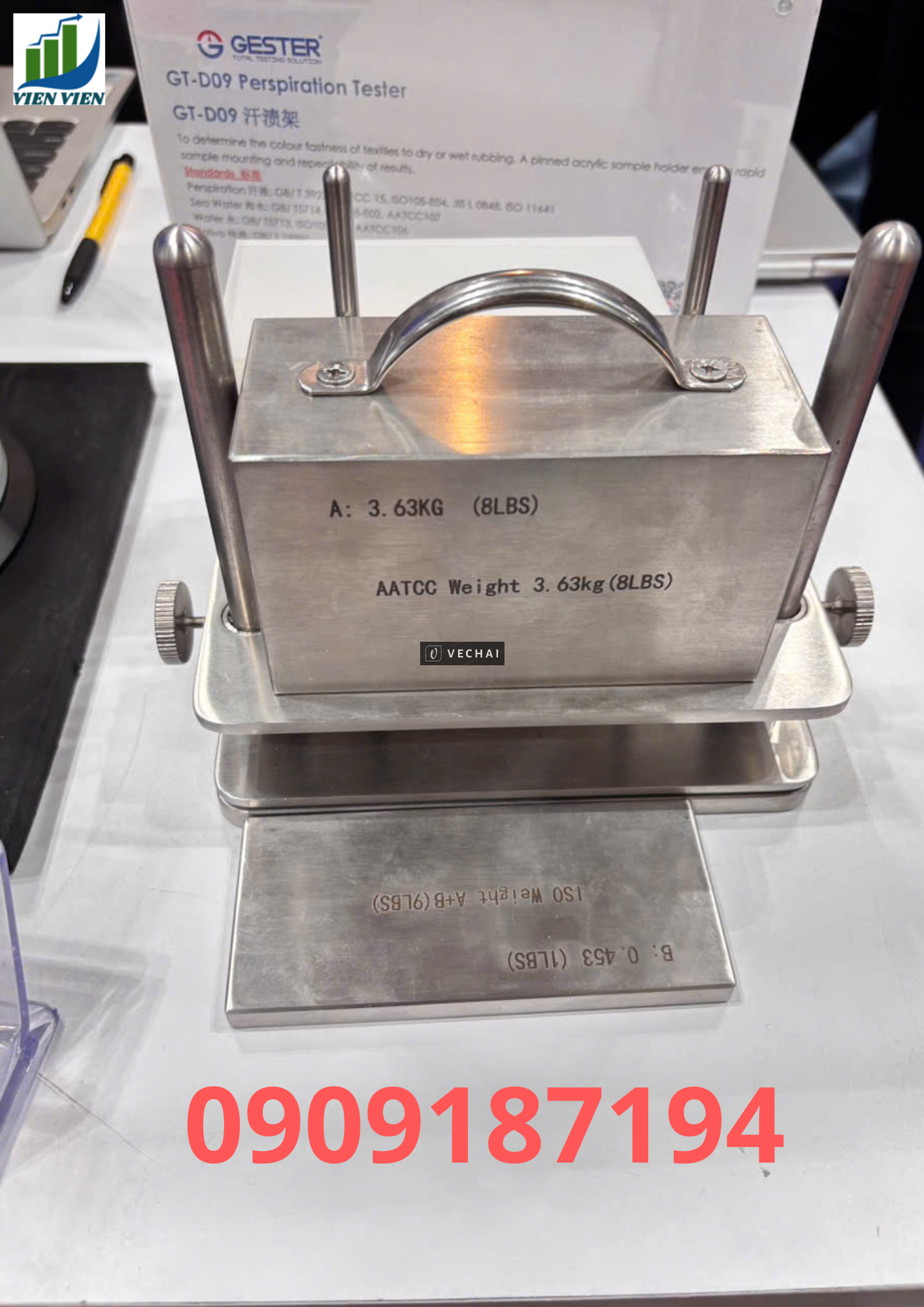 BỘ KIỂM TRA MỒ HÔI GT-D09 – TEST ĐỘ BỀN MÀU MỒ HÔI