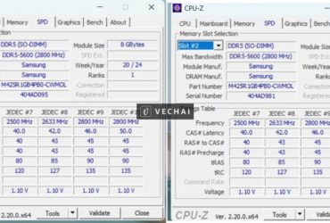 [Bình Dương] Thanh lý 2 thanh RAM DDR5 8GB 5600MHz