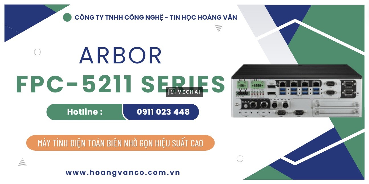 FPC-5211 Series | Máy tính nhúng không quạt hãng Arbor