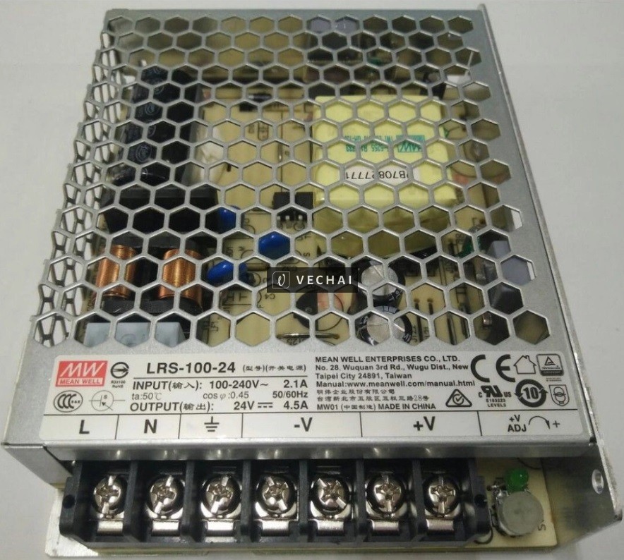 Thanh lý nguồn meanwell LRS-100-24 ( 24VDC/4.5A)
