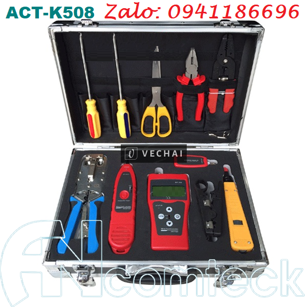 Bộ dụng cụ làm mạng ACT-K508 ANCOMTECK, sẵn số lượng