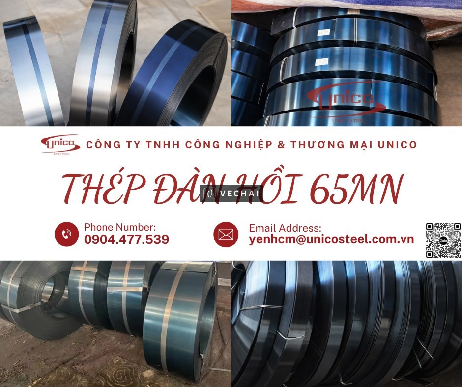 THÉP ĐÀN HỒI 65MN UNICOSTEEL: GIẢI PHÁP VẬT LIỆU TỐI ƯU CHO GÀNH CƠ KHÍ CHÍNH XÁC