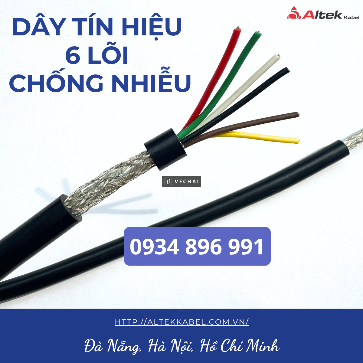 Mua Cáp Tín Hiệu 6 Lõi 0.22 mm² Tại Thanh Hóa, Hải Phòng, Nghệ An: Giá Tốt Nhất