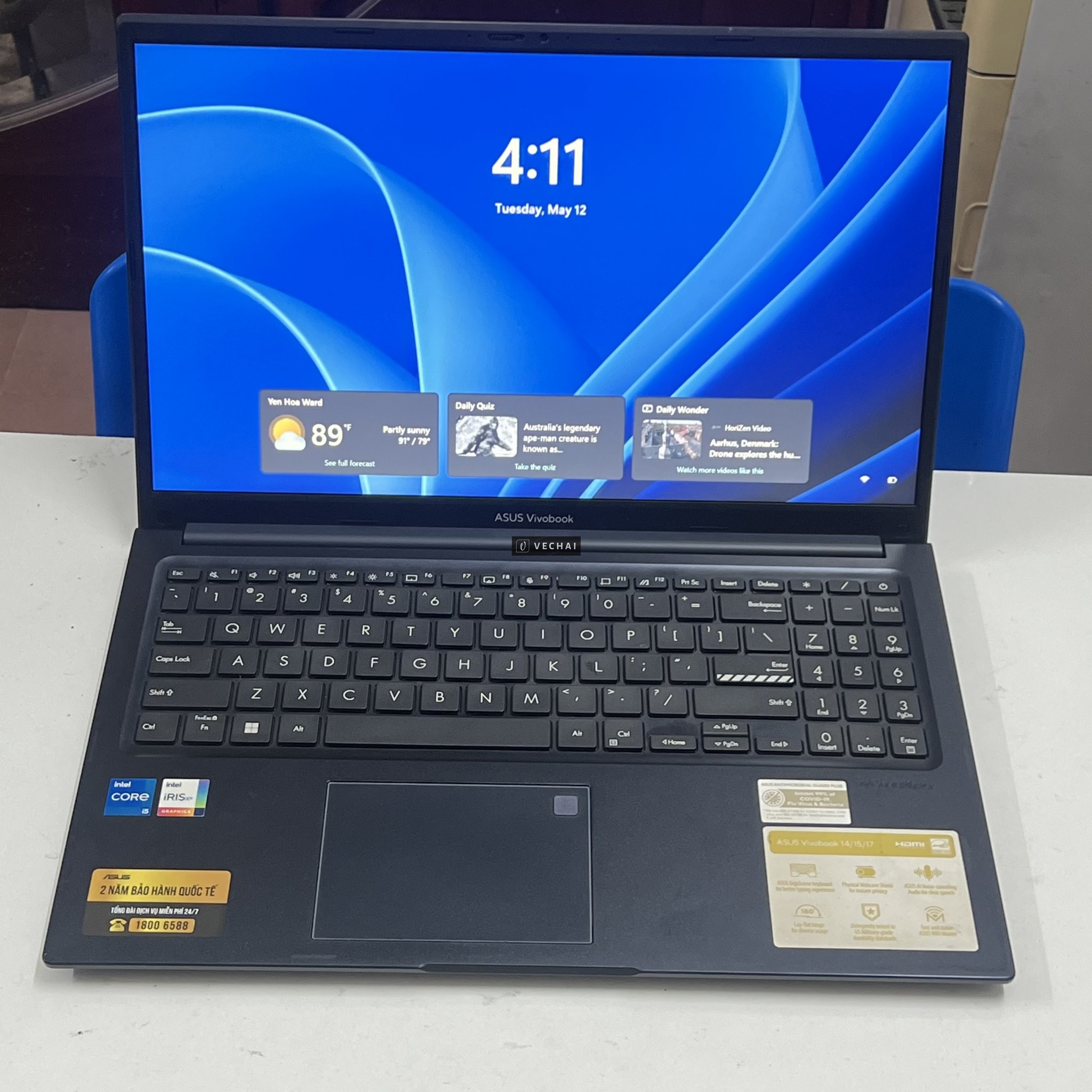 ASUS VIVOBOOK 15 X1504VA i5 1335U, RAM 16GB, SSD 512GB, 15.6 INCH FHD VN