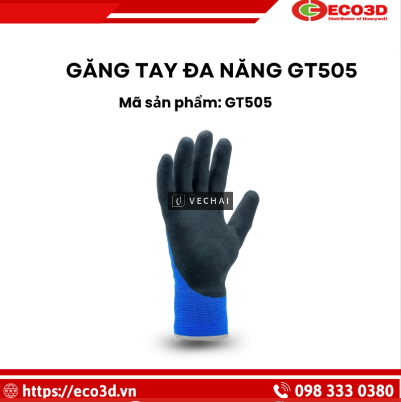 Găng Tay Đa Năng Nitrile EXCIA GT505 – Chống dầu nhẹ, bền bỉ cho thao tác cơ khí