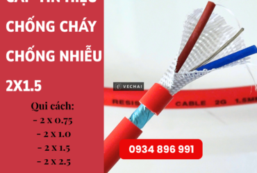Cáp 2×0.75mm² Chống Cháy Chống Nhiễu – Giao Ngay Hải Phòng, Quảng Ninh, Thái Bình – Chiết Khấu Cao