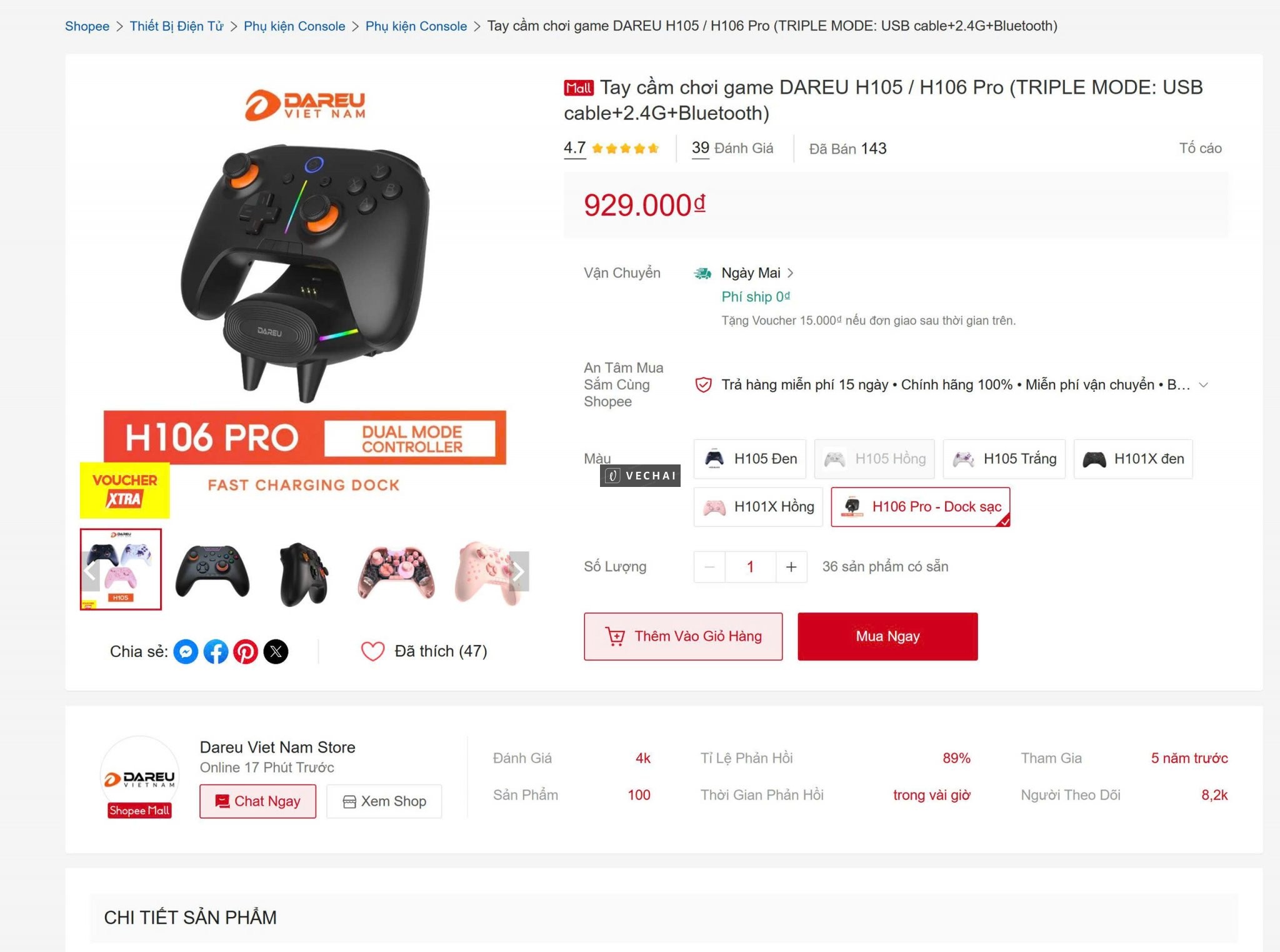 Tay cầm chơi game Xbox Wireless Controller + DAREU H106 Pro + PS5 Thanh Lý Giá rẻ – Tay cầm chơi gam