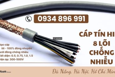 Cáp Tín Hiệu 8 x 1.5mm² chống nhiễu hỗ trợ giao hàng Hà Nội, Hưng Yên, Bắc Ninh